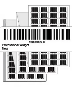 3.0" x 1.0" Preprinted FNSKU Labels - Fanfold